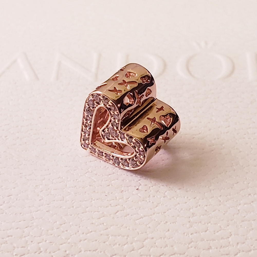 ❤️Authentic Pandora ROSE HEART CHARM - Picture 5 of 7